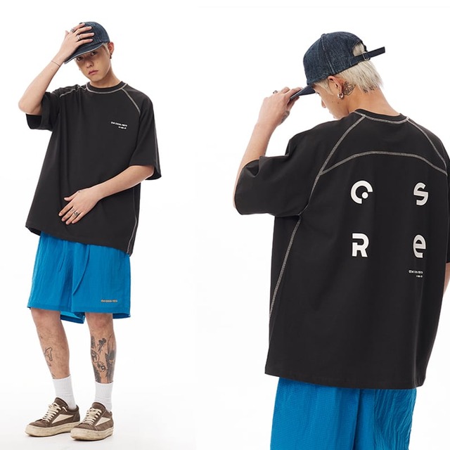 CoosRetro背中英字ロゴTシャツ