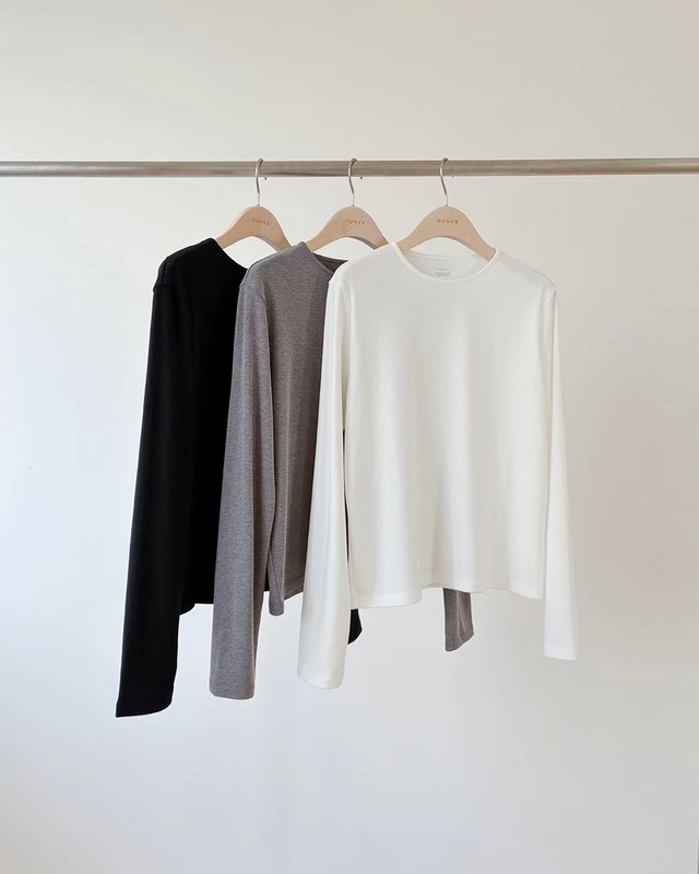 (予約) ounce / Kimo round tee 3color