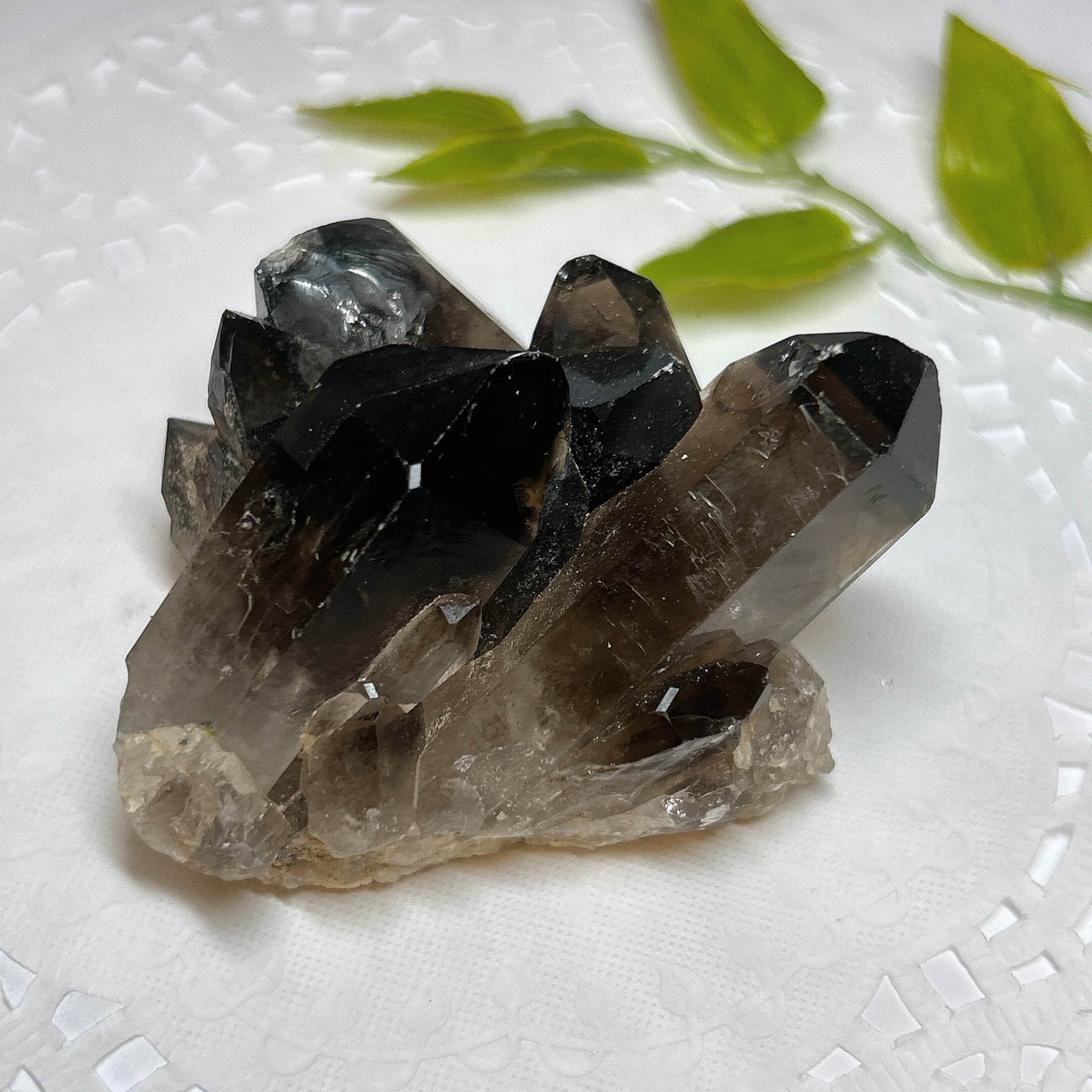 原石 ローズクォーツクラスター原石 鉱物標本（ローズクォーツ