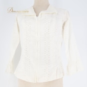 フラメンコ 衣装 トップス ブラウス エルモサ HERMOSA 白 レース 無地 ダンス パーティ 発表会 ホワイト系 フラメンコ衣装 ブラウス トップス 白いトップス レースデザイン エルモサダンス 衣装用 カジュアル ダンスパーティ おしゃれ フラメンコスタイル 発表会衣装 ステージ衣装 ダンスウェア 軽やか