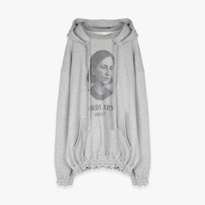 SHINYAKOZUKA 26AW ORDINARY HOME 40'S HOODIE WITH PRINTING (HEATHER) ISSUE#9