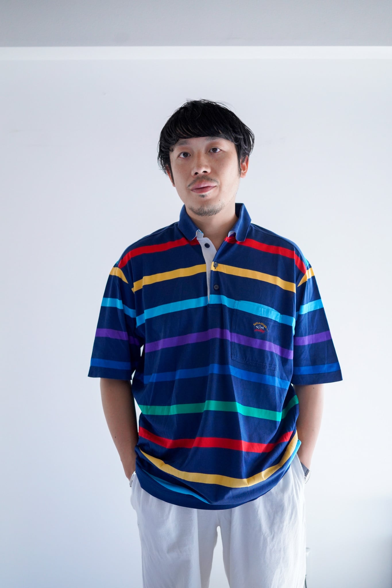 【1980-90s】"Paul&Shark"Short Sleeve Polo Shirt / 5-252