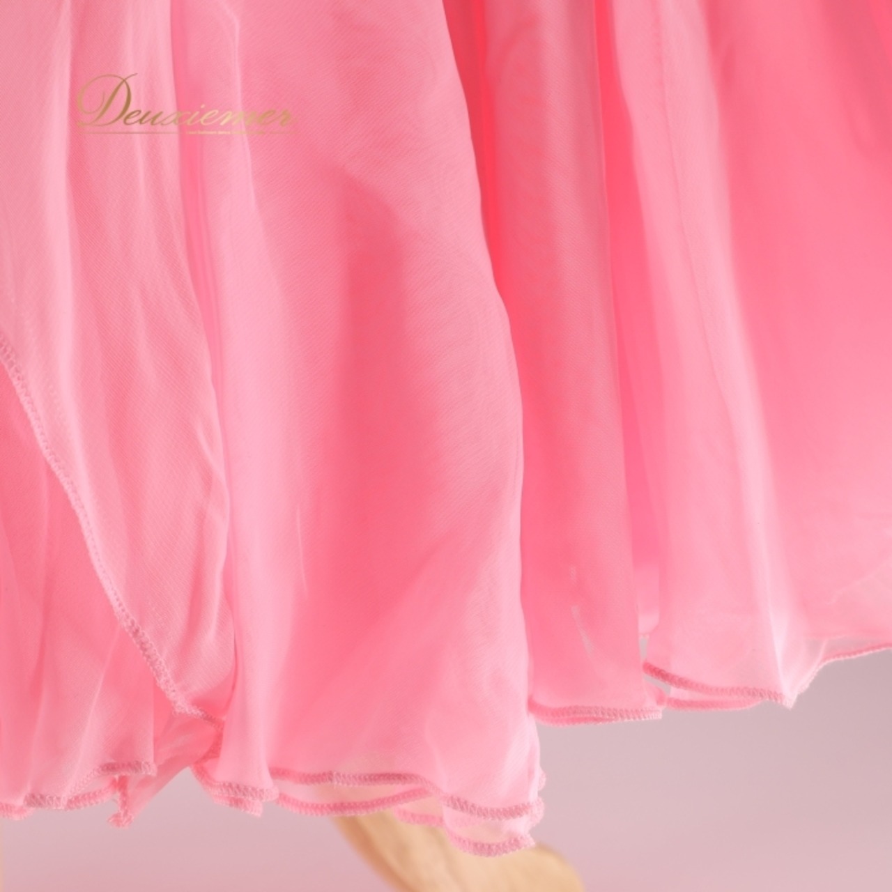 社交ダンス 衣装 スタンダードドレス ワンピース ドレス スタンダード フロート レース デモ 競技 ダンス パーティ 発表会 綺麗 かわいい 明るい 無地 ピンク系 可愛い ピンク シフォン ふんわり フロート レディース Lサイズ おしゃれ イベント 発表会用 女性服 ダンス用ドレス 競技用衣装 ステージ衣装