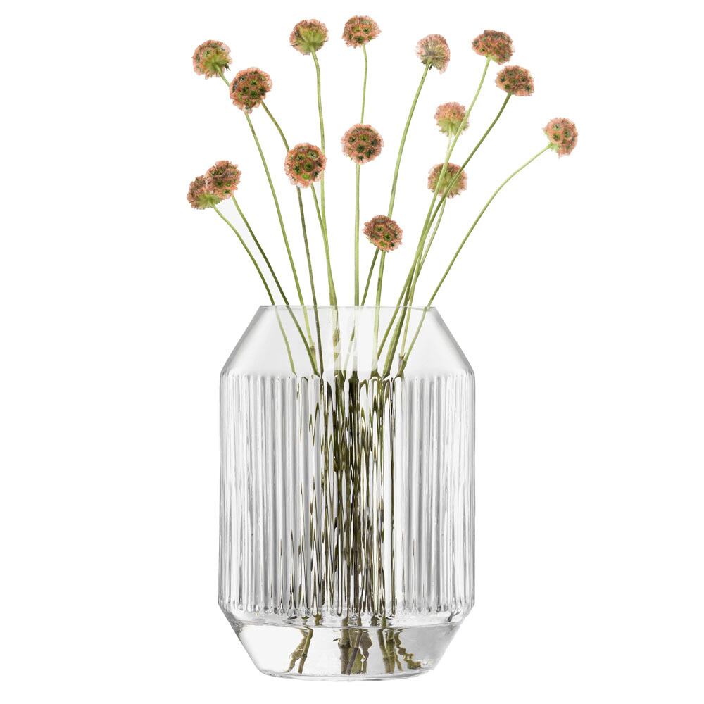 LSA エルエスエー Rotunda Vase G1655-26-301 クリア LRT05 高さ26cm / 花器 花瓶 フラワーベース キャンドルホルダー