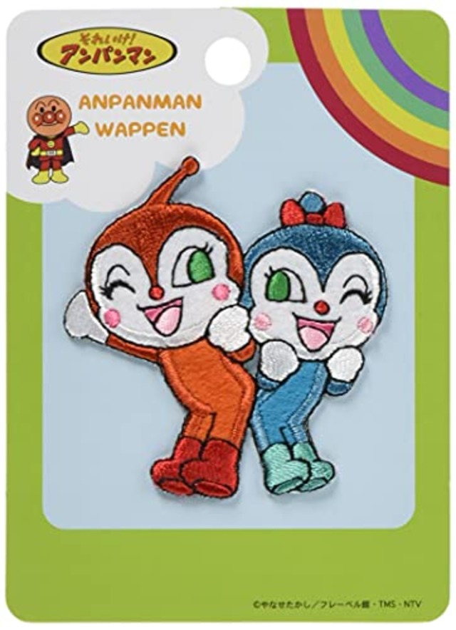 稲垣服飾(Inagakihukushoku) アンパンマン ペアワッペン ドキンちゃん&コキンちゃん アイロン接着 APW205