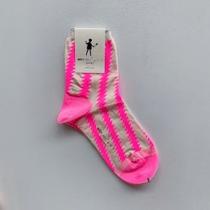 【mintdesigns】ZIG-ZAG SOCKS / 37204-SO1LW01