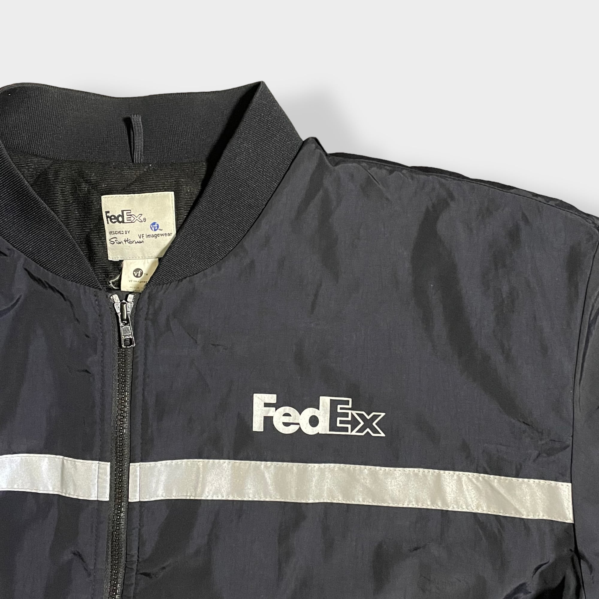 FedEx】企業系 企業ロゴ フェデックス ブルゾン ジャンパー ナイロン