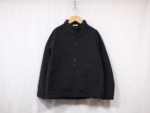 LAMOND” STAND NECK WIDE BLOUSON BLACK”