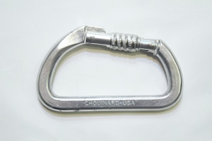 USED 70-80s CHOUINARD Big D Locking Carabiner 016