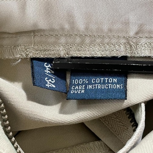 90s Polo by Ralph Lauren 34/34 ベージュチノパンツ 詳細写真3