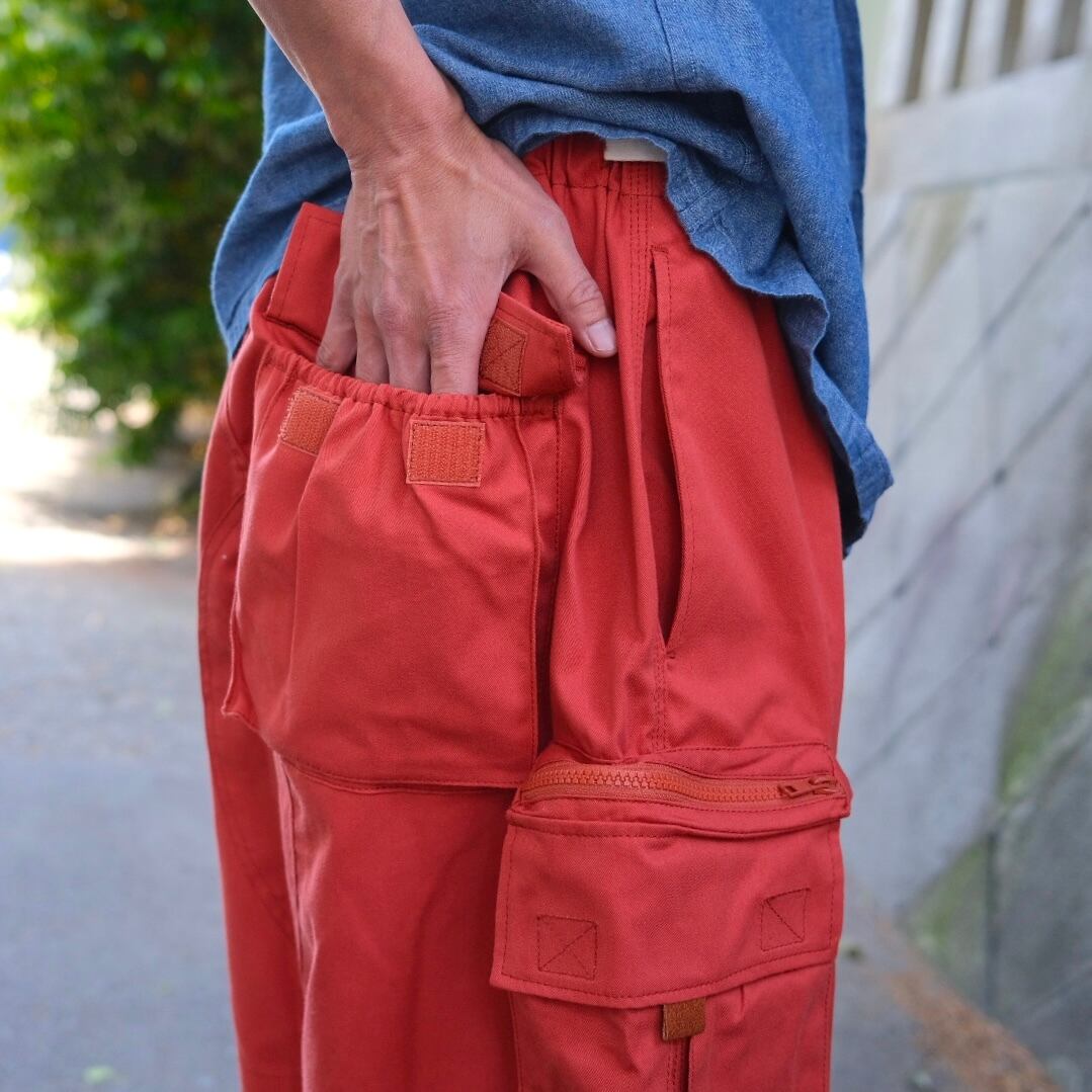 KENNETH FIELD(ケネスフィールド) /限定GUIDE SHORTS Ⅱ TWILL-ORANGE