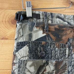 【REALTREE】カモフラージュ カモ柄 総柄 カーゴパンツ ミリタリー W32 アメリカ古着