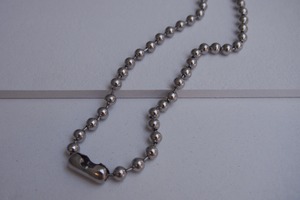 ＜STAINLESS＞BALL NECKLACE