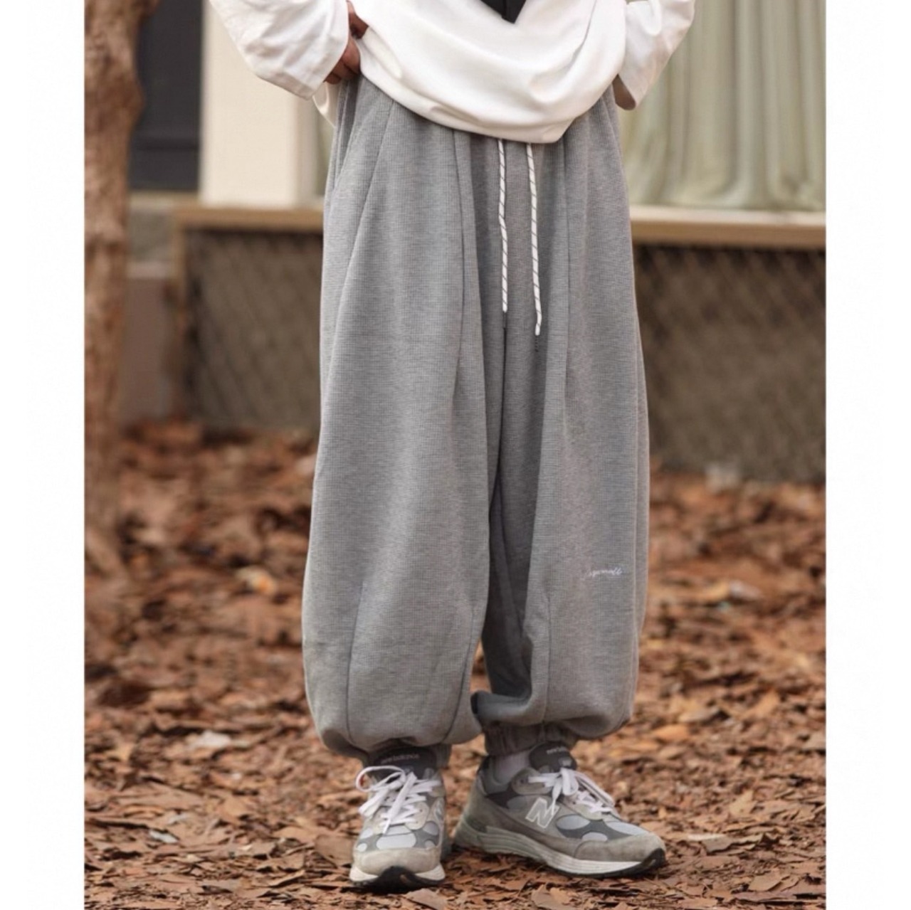 Relaxed fit balloon sweatpants 0518 - 4