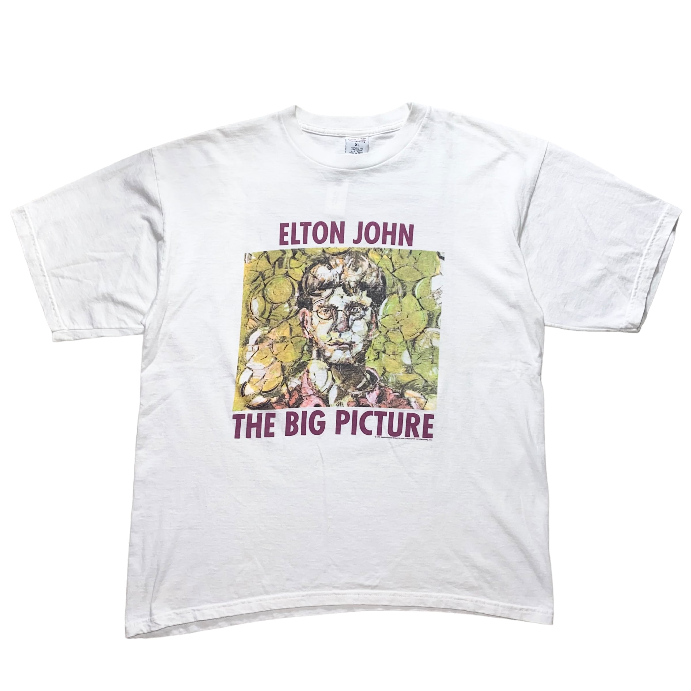vintage 1997's ELTON JOHN music tee “THE BIG PICTURE” | NOIR ONLINE
