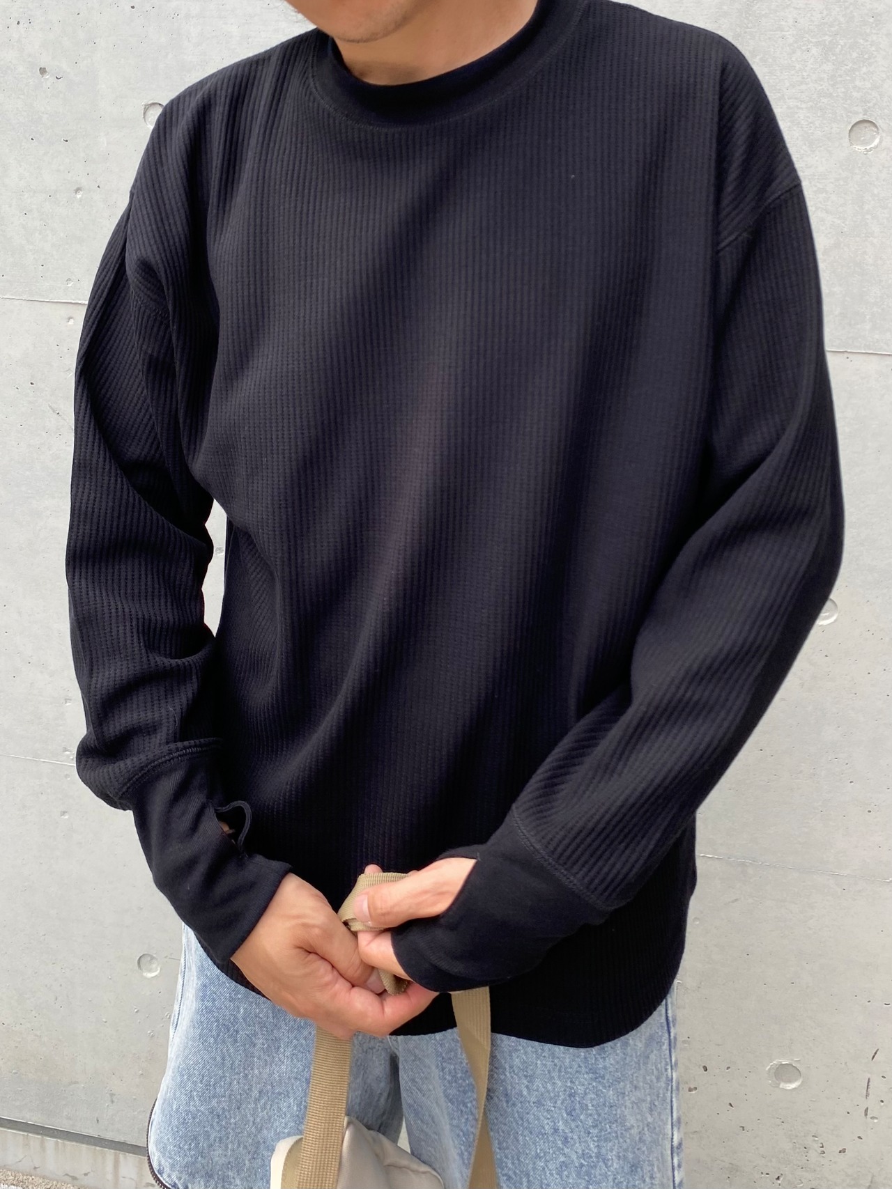 thermal waffle PO／Black