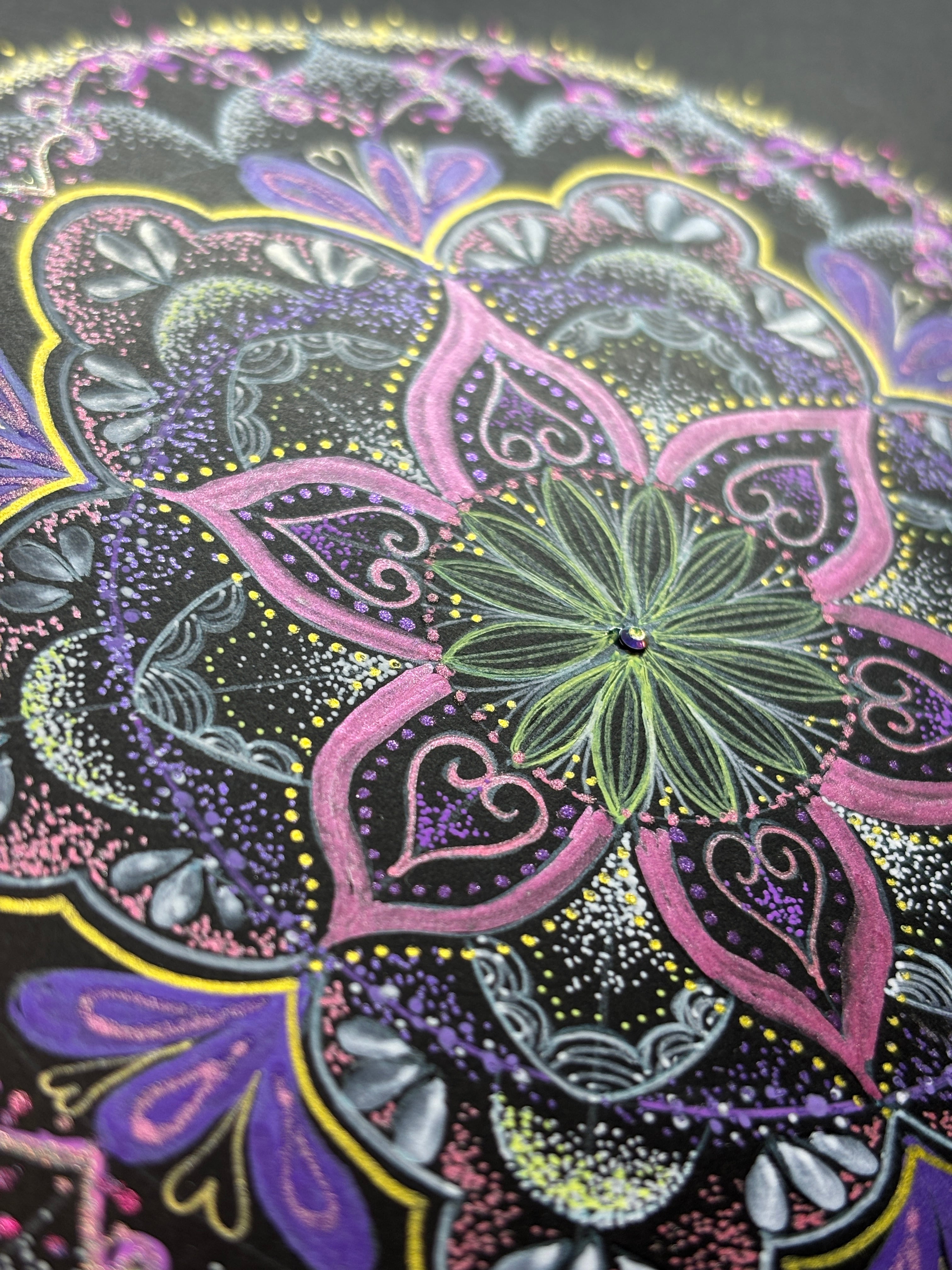 曼荼羅アート＊原画【kaika】 | Sachiko Art