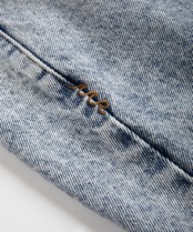 【#Re:room】VINTAGE TUCK WIDE DENIM［REP208］