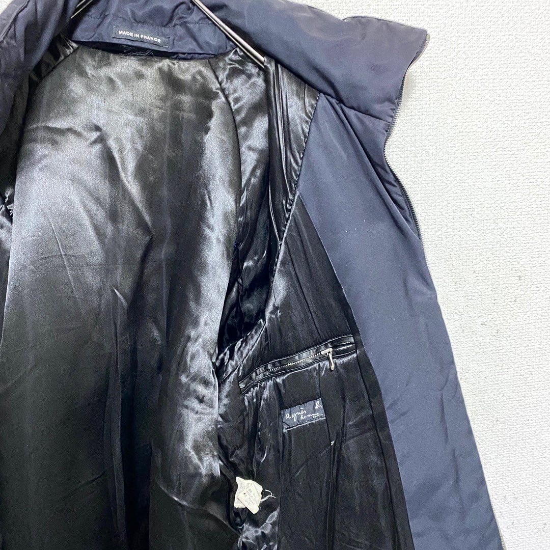 90's agnès b. homme Nylon Jacket BLACK MADE IN FRANCE