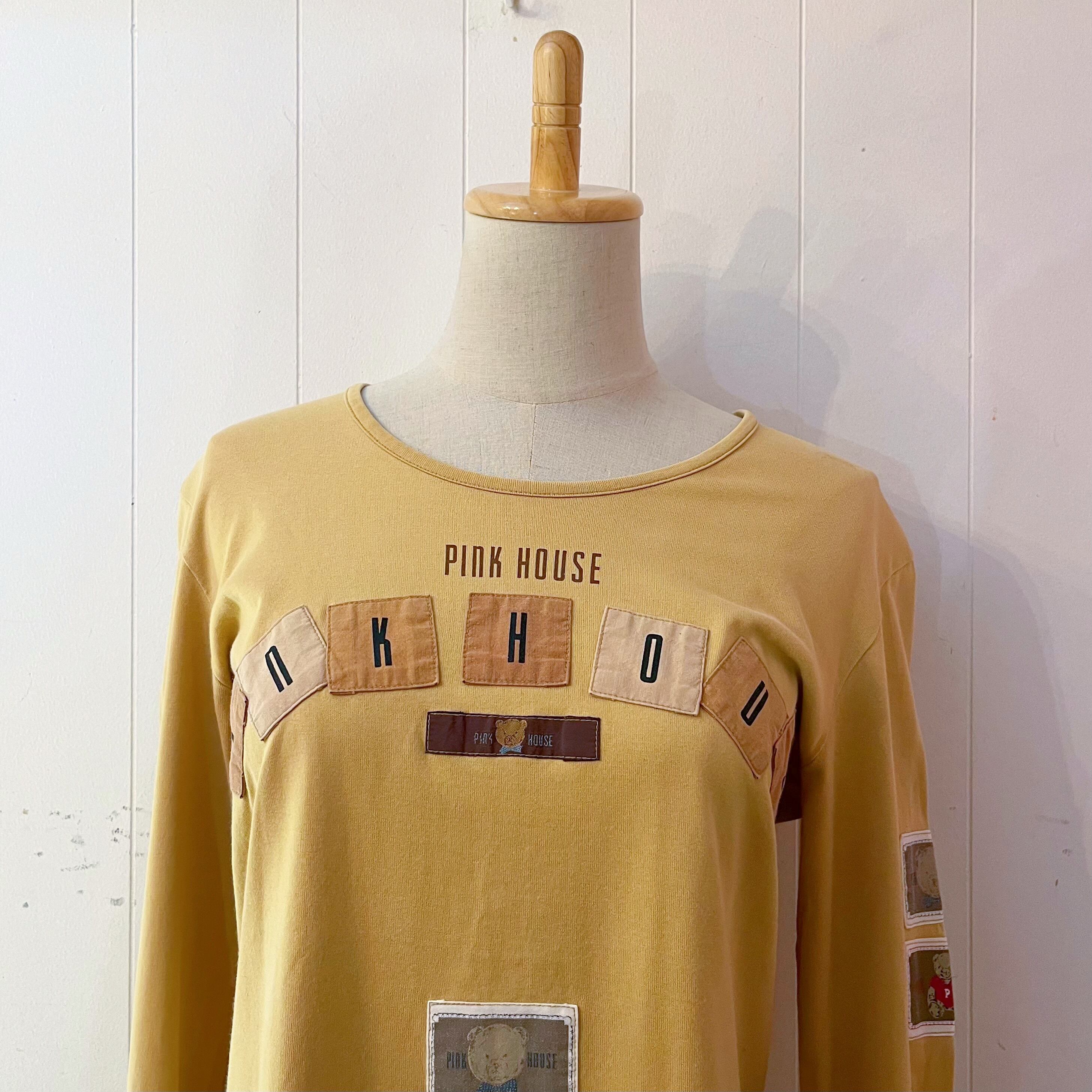 PINK HOUSE / bear wappen cutsew