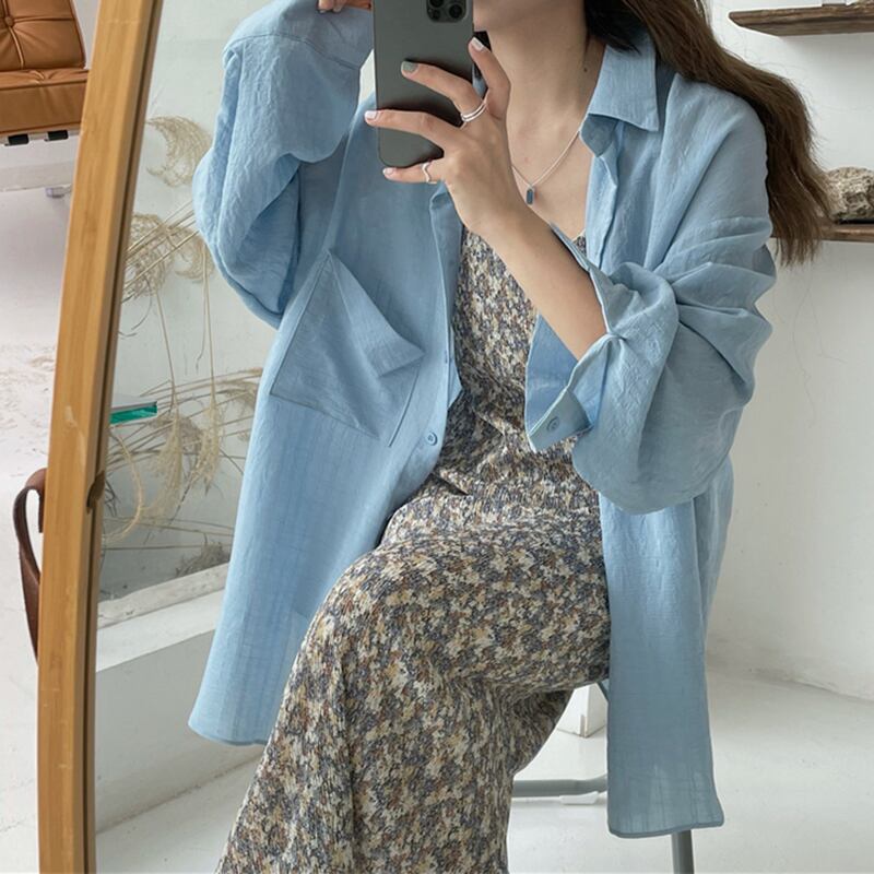 スタイルスタンダードサマーレッドフローラルドレス シャツ レトロ 夏物 花柄 1号婦人56190611519