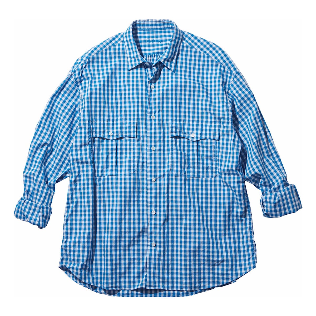 ROLL UP GINGHAM CHECK SHIRT | 【OFFICIAL】PORTER CLASSIC ONLINE SHOP