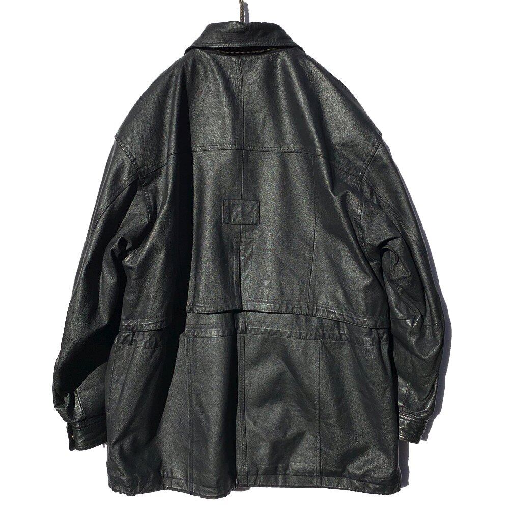 Vintage Big Silhouette Leather Jacket 