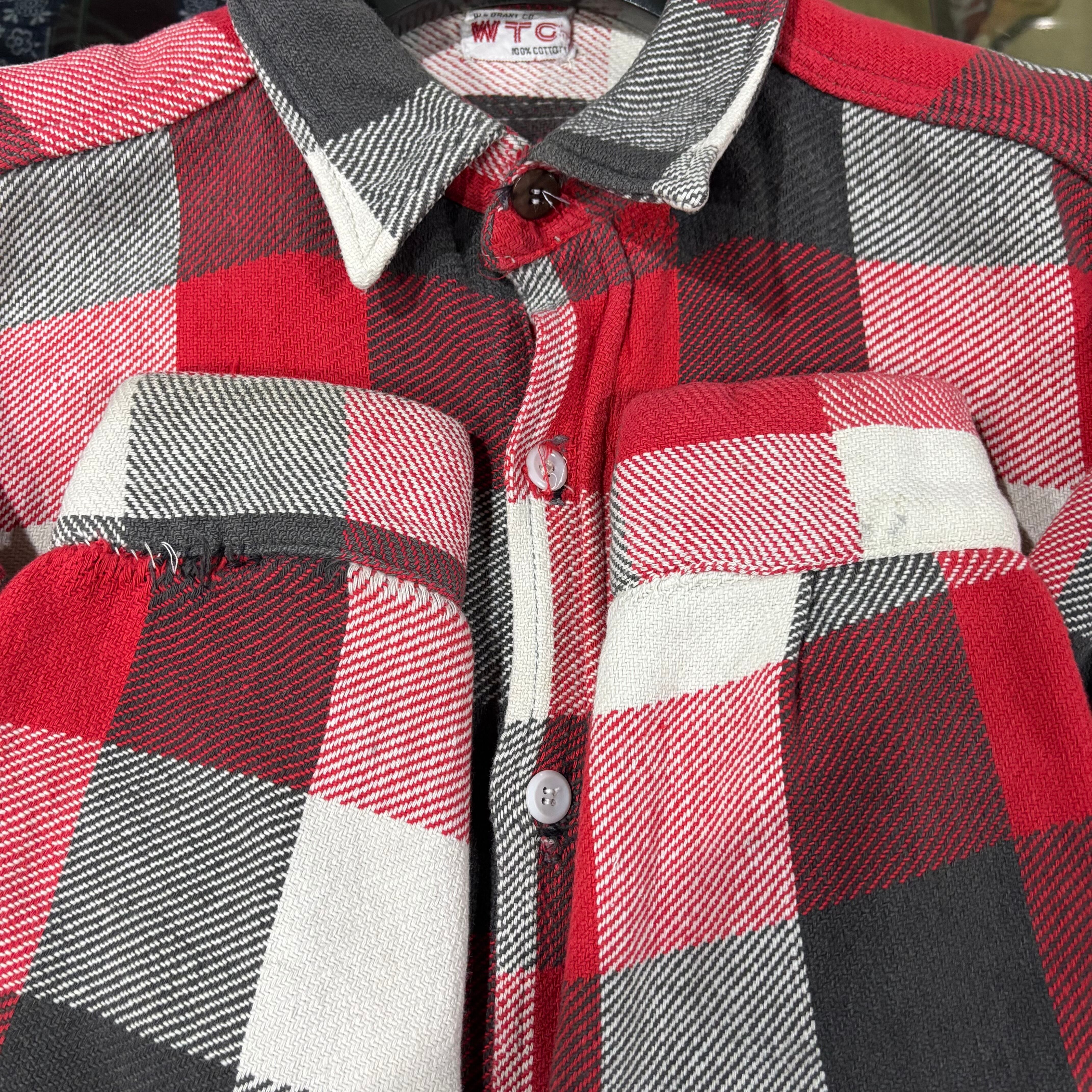 60s【W.T.GRANT】L/S Flannel Shirt | the Holic vintage clothing