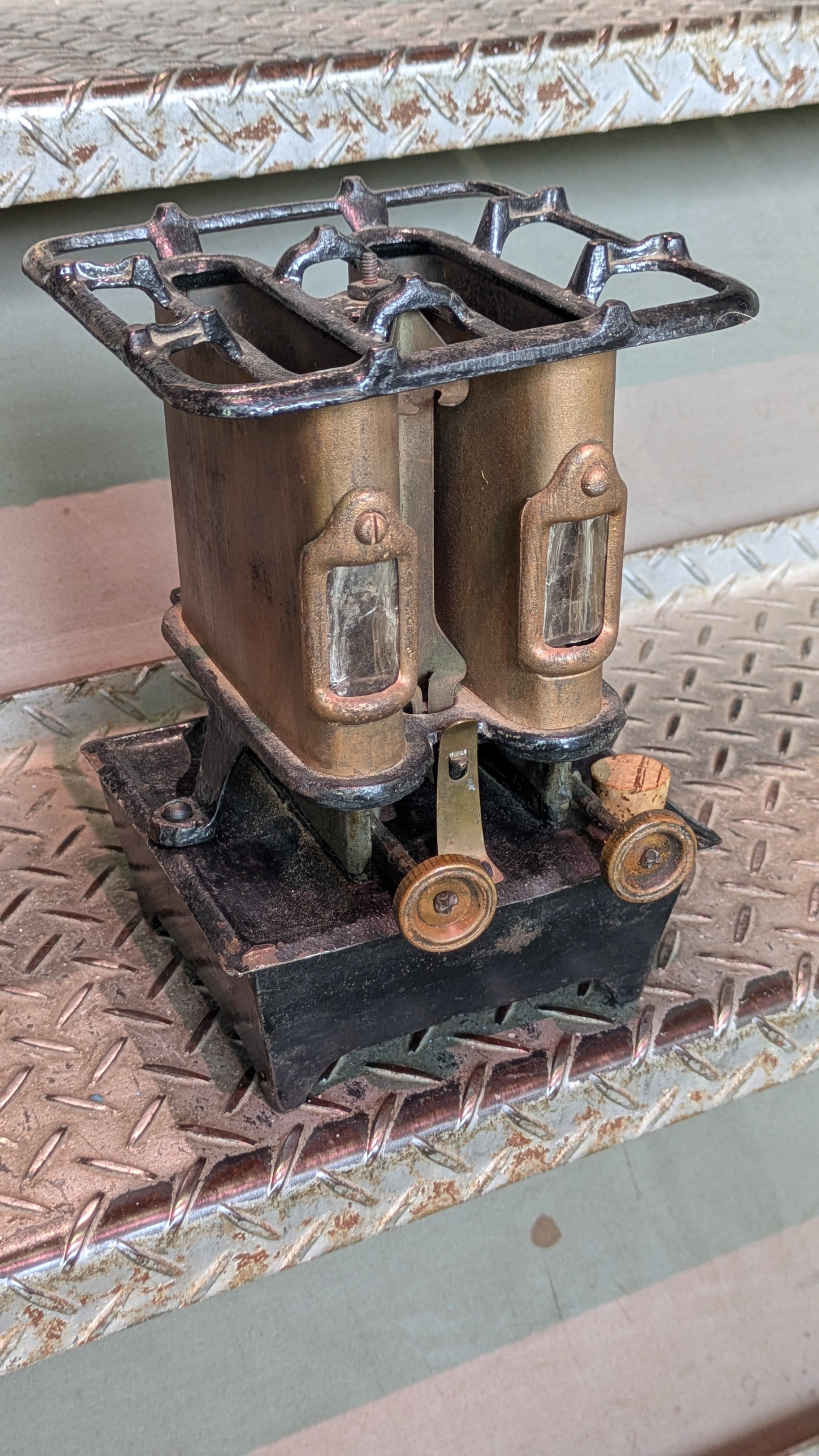 Vintage IronStove mini Stove USA VintageCamping Antique ビンテージ