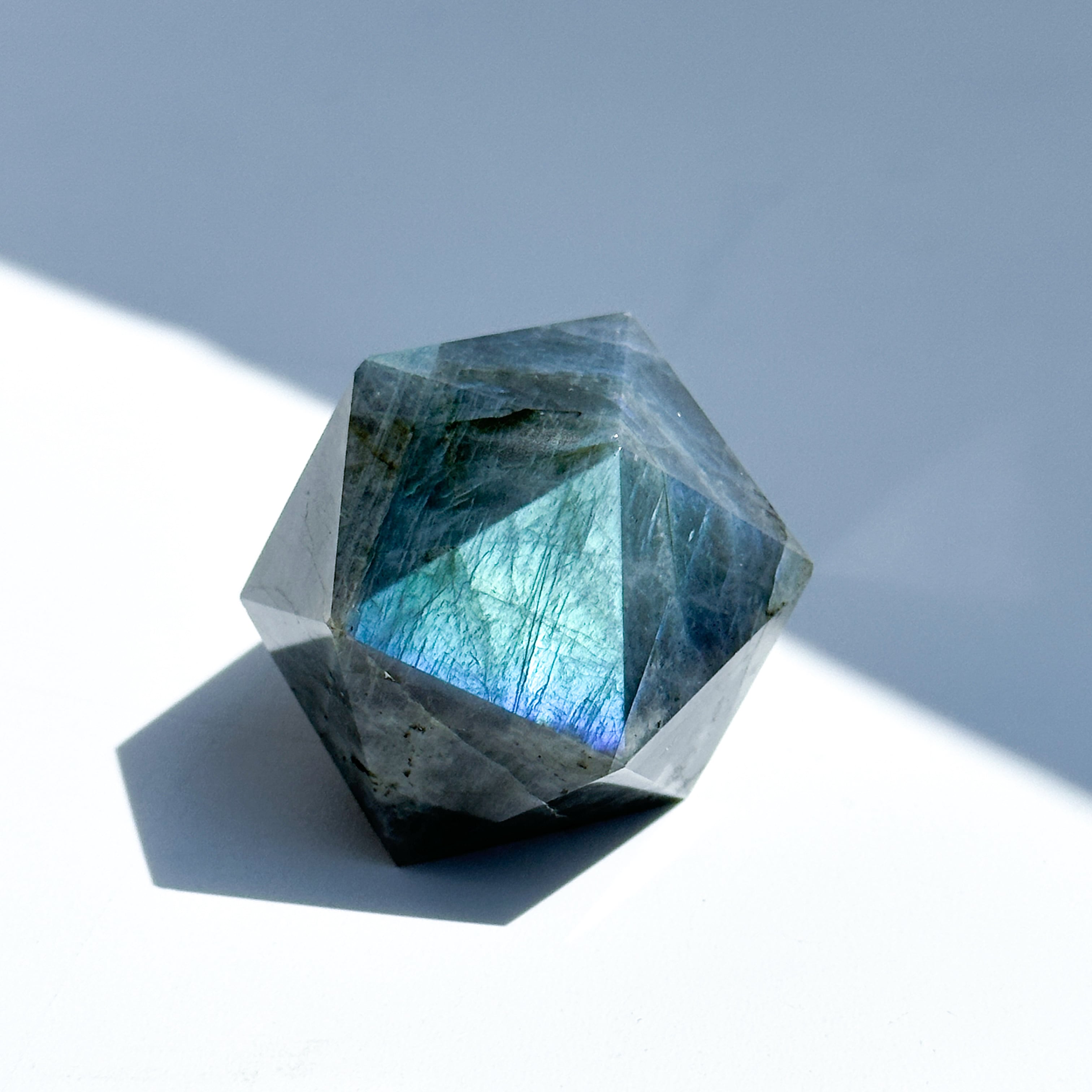 ラブラドライト 正二十面体 03◇ Labradorite ◇天然石・鉱物・パワーストーン・インテリア