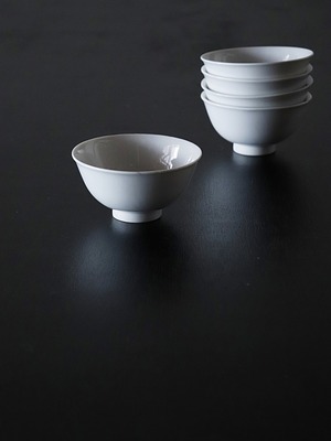 白磁　飯椀　3個セット　【送無】
