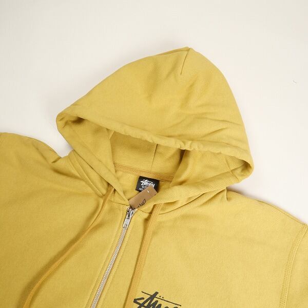 Stussy マスタード パーカー M Size【M】 STUSSY ステューシー 24AW STOCK HONG KONG ZIP HOOD CARRY