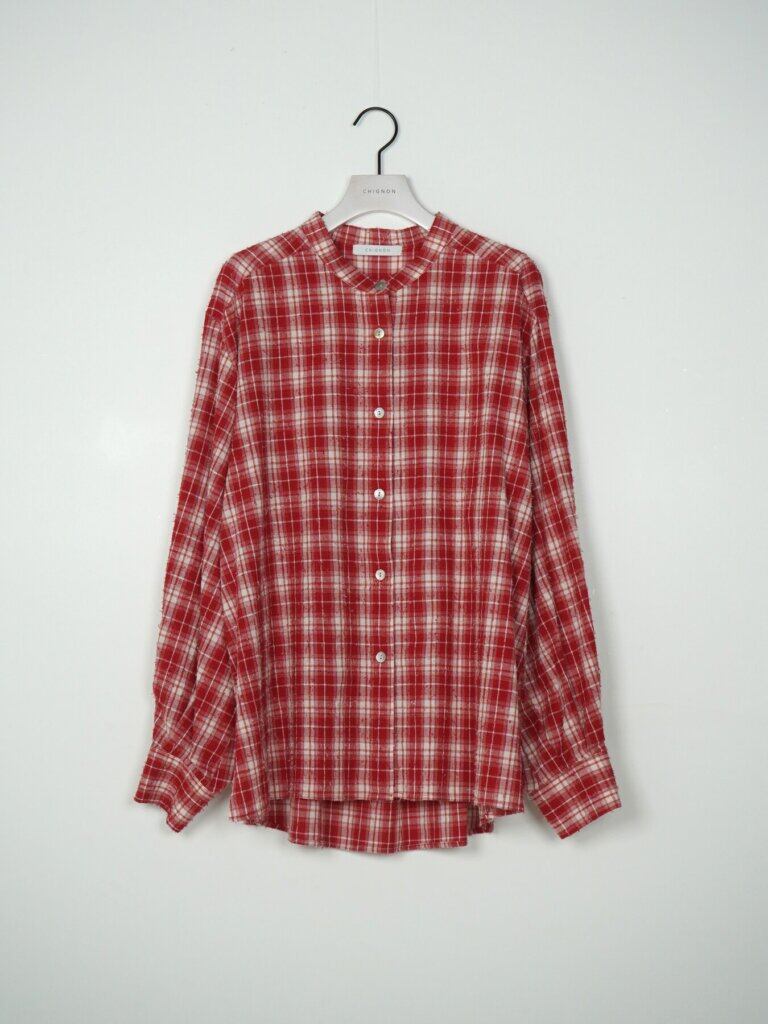 【12/上旬〜中旬入荷次第お届けのご予約】 CHIGNON/シニヨン ミニループチェックBL 1566-625BZ