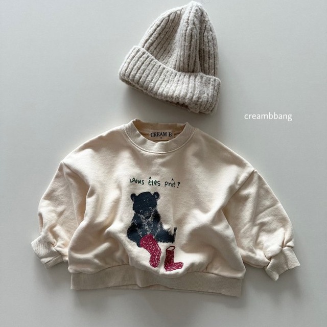 赤い長靴トレーナー 【creambbang】