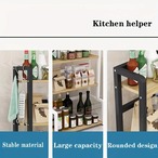 本棚 ２段 デスク収納 デスクオーガナイザー オフィス用品 小物収納 木製 幅50cm おしゃれ 北欧