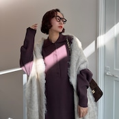 ボリュームシャギーストールマフラー/エクリュ