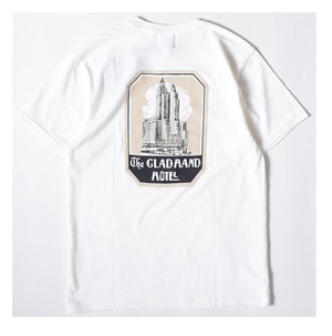 【BY GLAD HAND】バイ グラッド ハンド EMPIRE GLAD - S/S T-SHIRTS (WHITE）