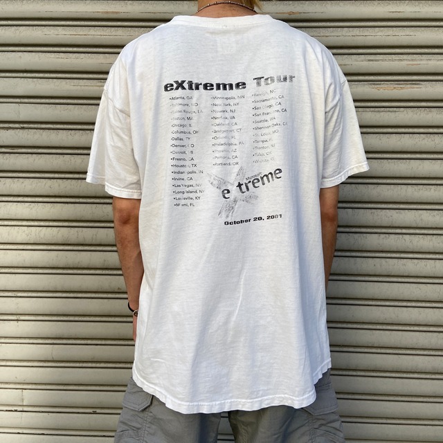 00s Microsoft Windows 企業ロゴTシャツ 両面 白 XL