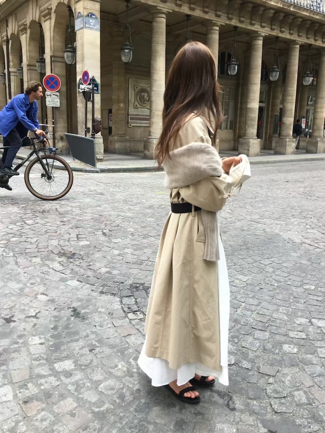 (即納) vegetable / Tone trench coat