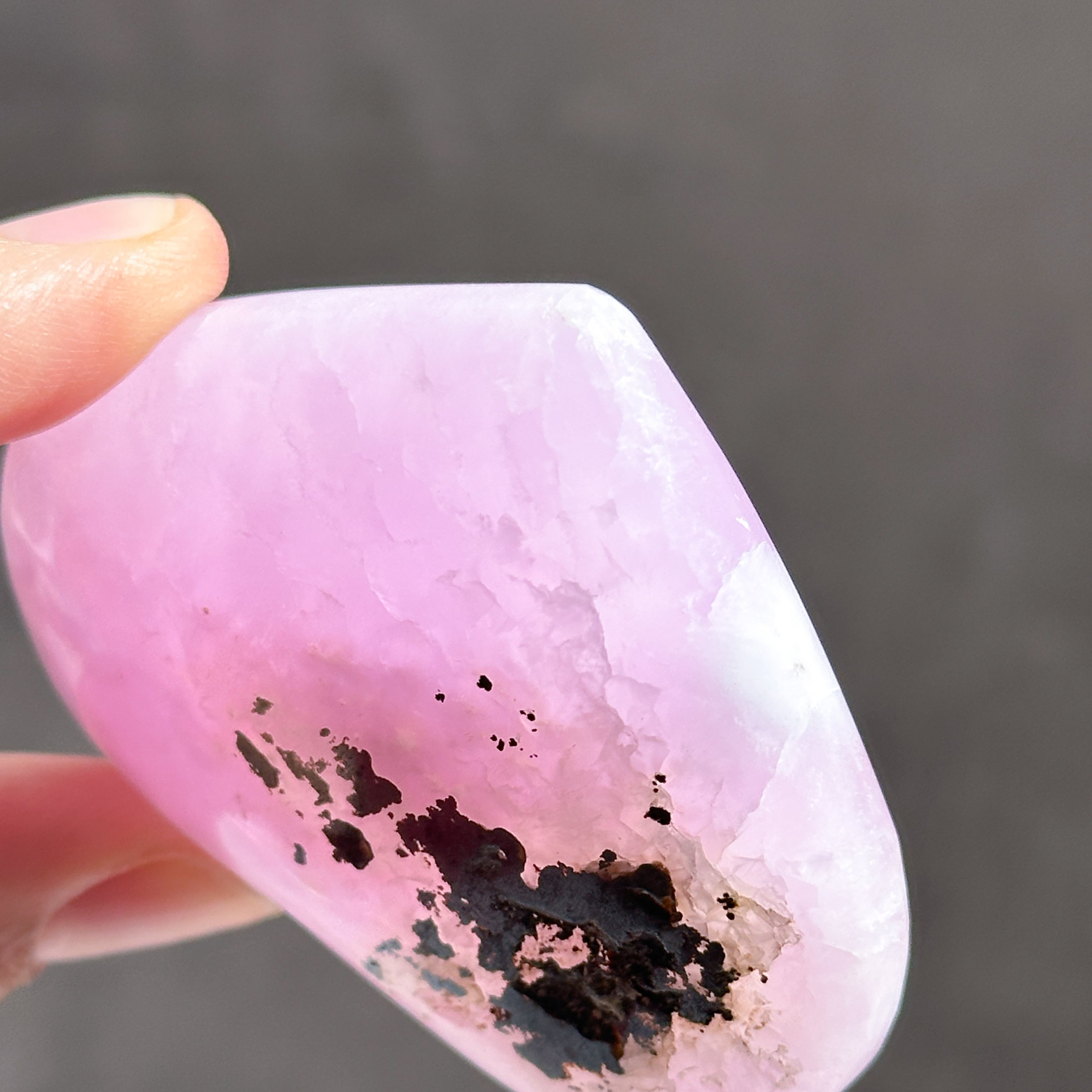 ピンクアラゴナイト ハート55◇Pink Aragonite◇天然石・鉱物