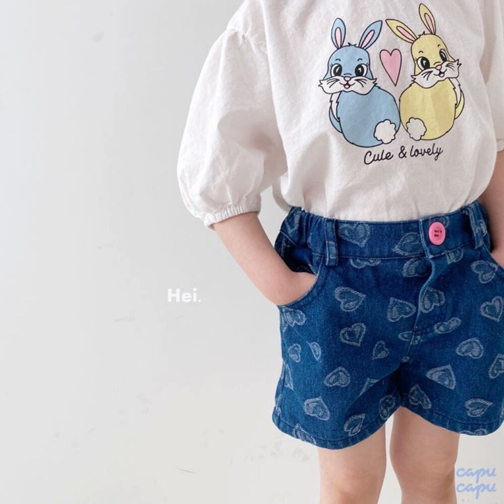 «sold out»«Hei» ハートデニムパンツ