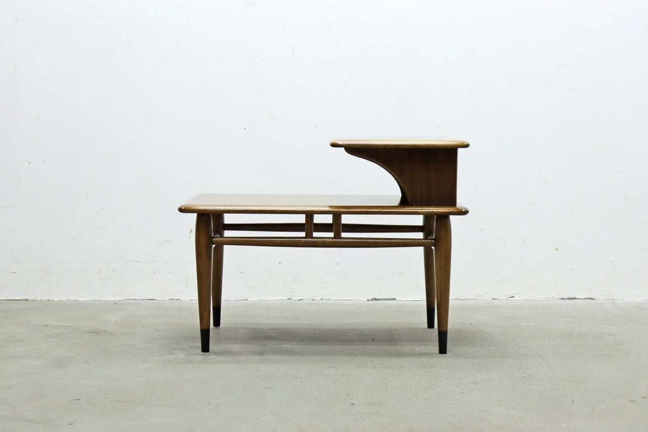 U.S. LANE レーン Acclamim 2段 ウォールナット サイドテーブル