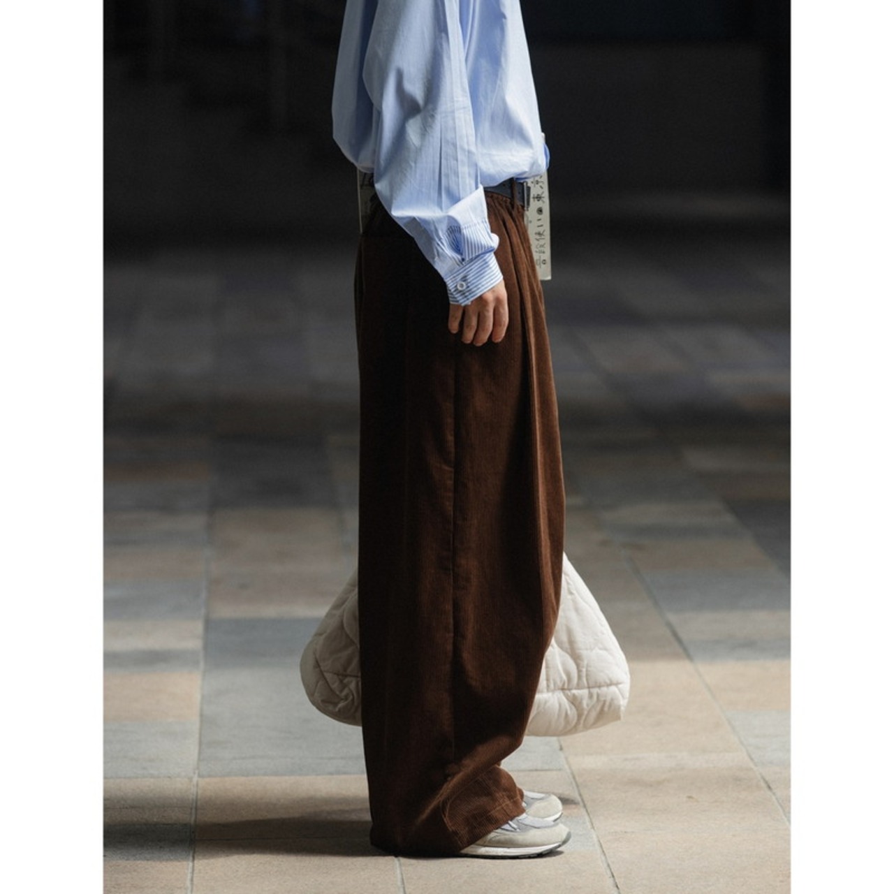 ブラウンコーヒーカラーコーデュロイパンツ　985