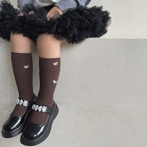 GOODSパール蝶結びデザインソックス