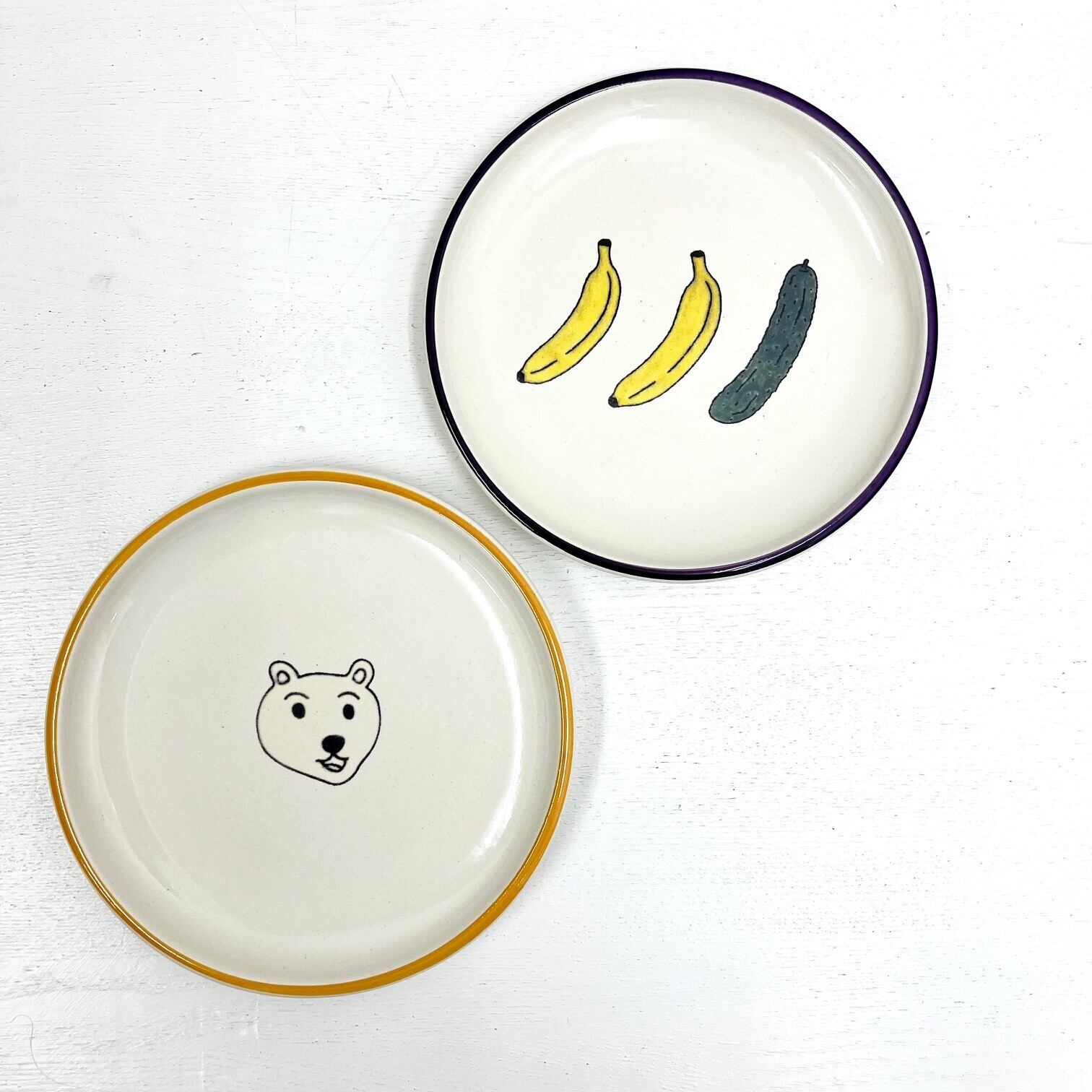 新品》DAISAK / ホウロウ中皿　BANANA 3 バナナ 新品》DAISAK / ホウロウ中皿BANANA 3 バナナ