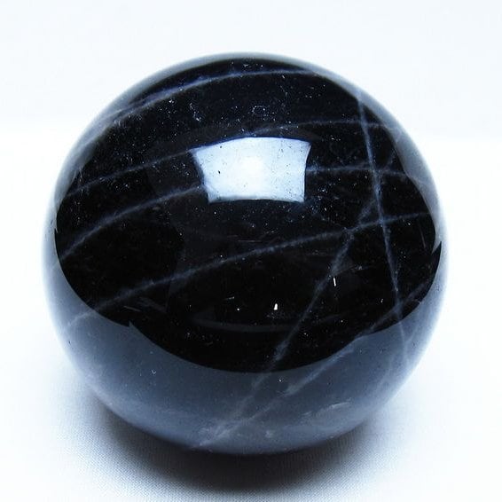モリオン 黒水晶 丸玉 87mm スフィア 一点物 151-9313