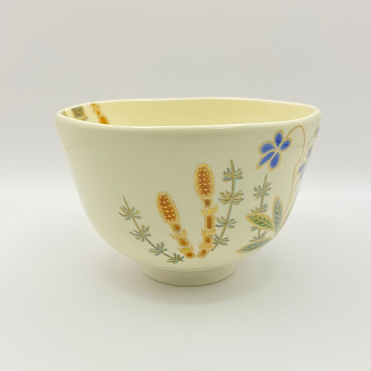 新品】茶碗 色絵 春野 福本未来 共箱入 | 茶道具 錦玉堂