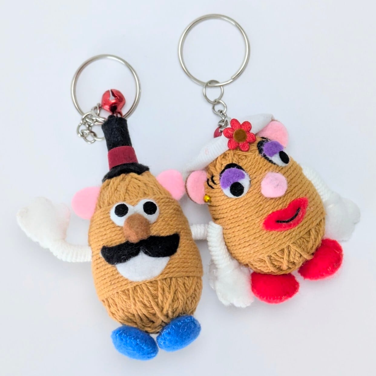 【 ミスターポテトヘッド  ( Mr. Potato Head )  トイストーリー 】 Voodoo doll KeyHolder / ブードゥー人形 / 身代わり人形 /お守り人形  〚アメリカン雑貨 アメトイ〛