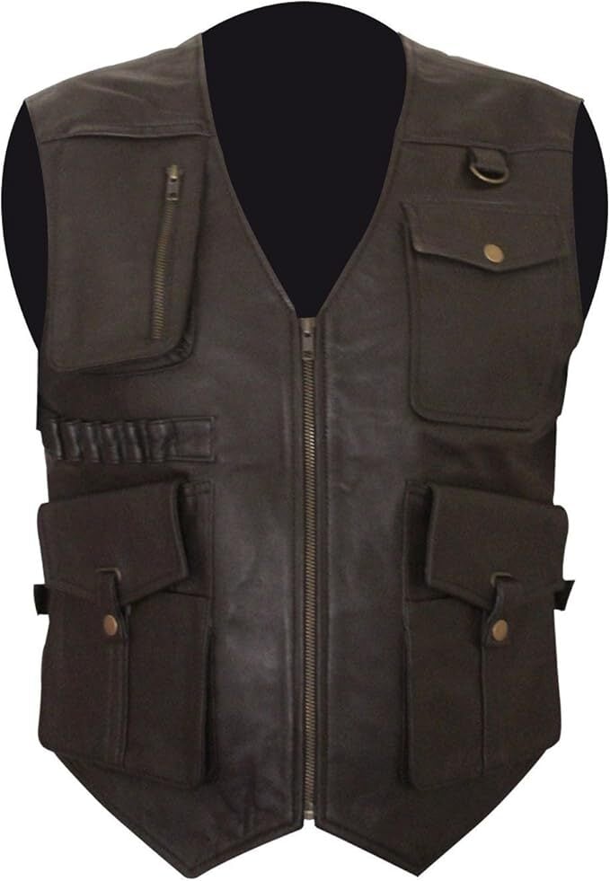 牛革4ポケットベスト Cow Leather 4 Front Pocket Vest 牛革4ポケットベスト Cow Leather 4 Front Pocket Vest | ✿ワムサル