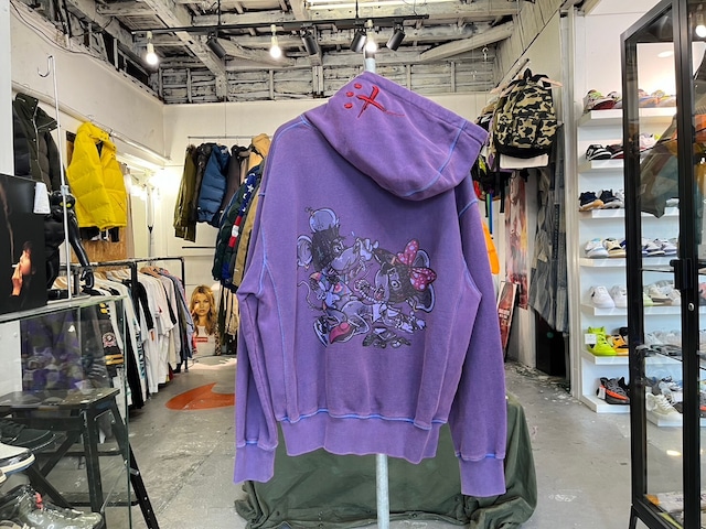 CVTVLIST CTLS DOPE RAT'S SWEAT HOODIE PURPLE ONE SIZE 64078